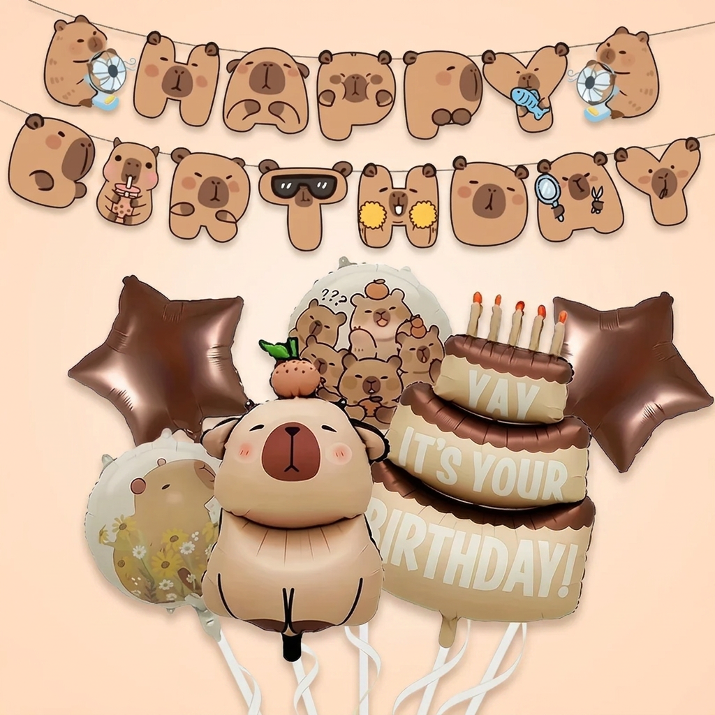 Déco Anniversaire Capybara - VIVA CAPYBARA