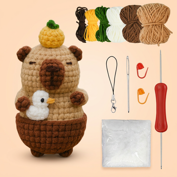 Kit Crochet Capybara - VIVA CAPYBARA
