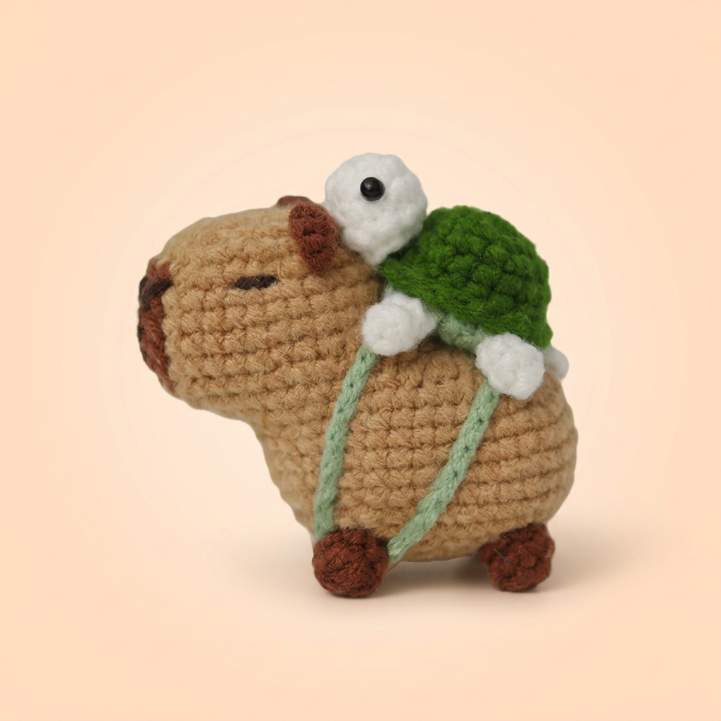 Kit Crochet Capybara - VIVA CAPYBARA