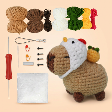 Kit Crochet Capybara - VIVA CAPYBARA