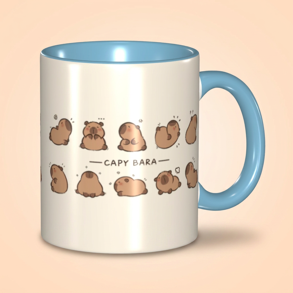 Mug Capybara Kawaii - VIVA CAPYBARA