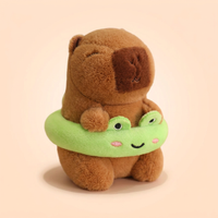 Peluche Capybara Bouée Grenouille - VIVA CAPYBARA