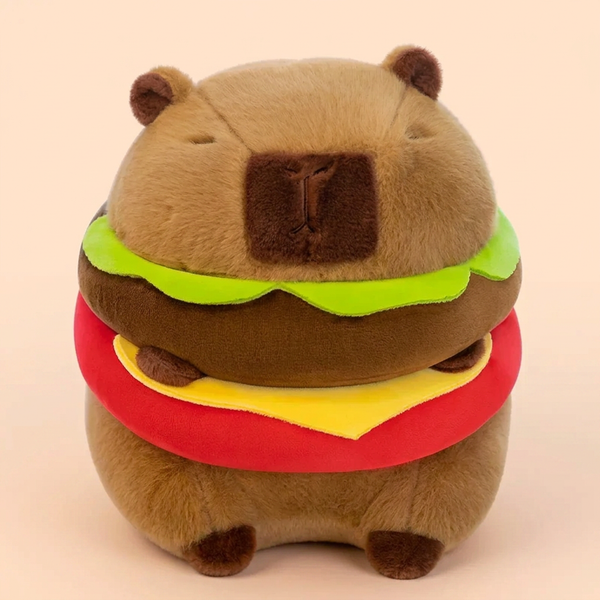 Peluche Capybara Burger - VIVA CAPYBARA — VIVA CAPYBARA