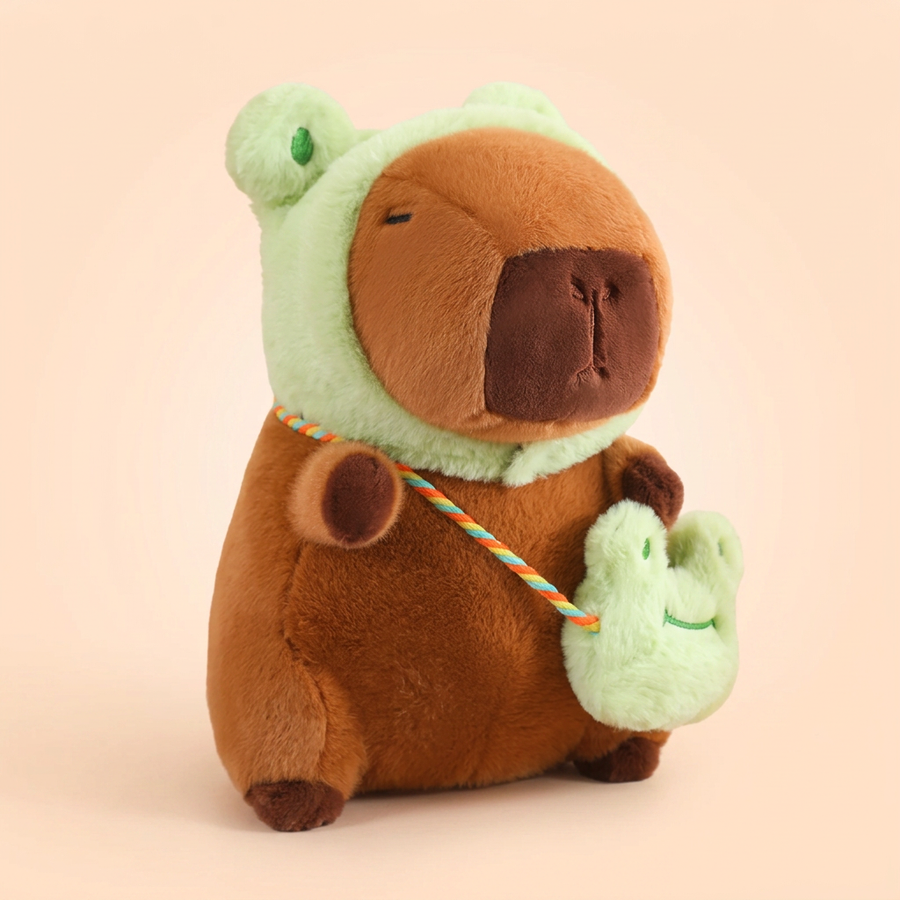Peluche Capybara Grenouille - VIVA CAPYBARA