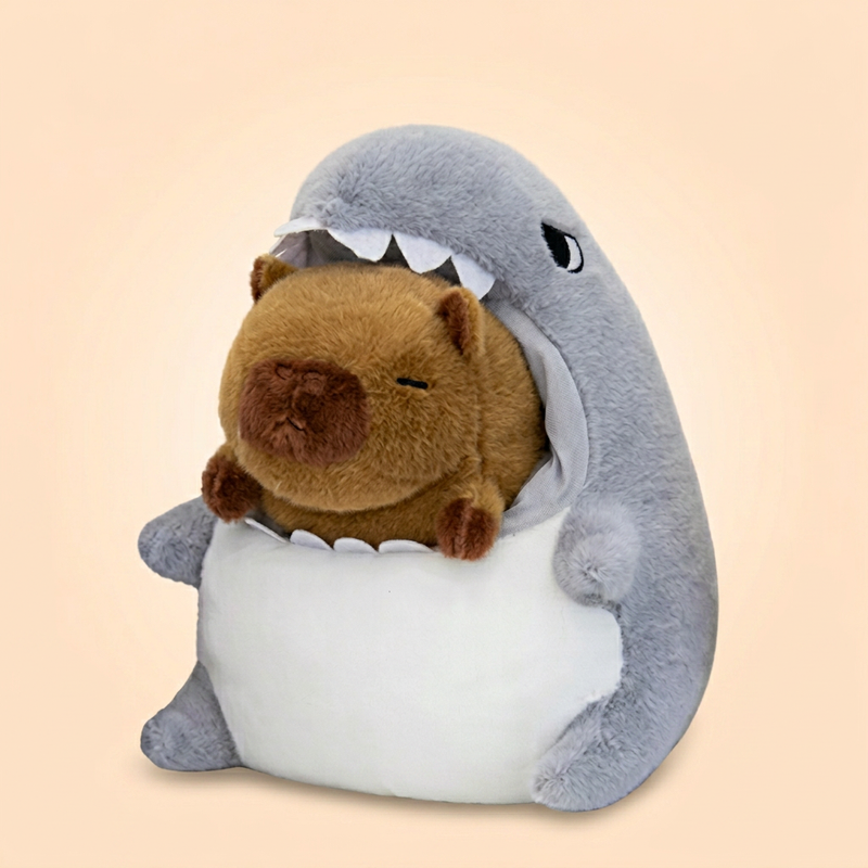 Peluche Capybara Requin - VIVA CAPYBARA