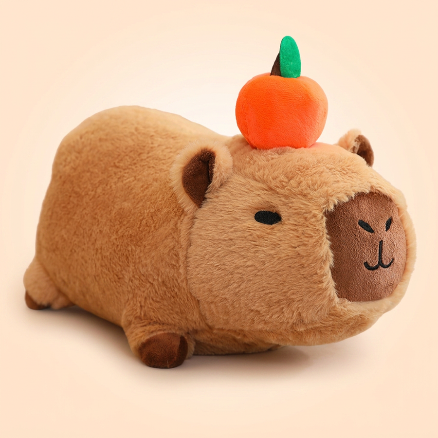Peluche Capybara avec Orange - VIVA CAPYBARA