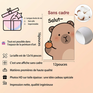 Poster Capybara - VIVA CAPYBARA