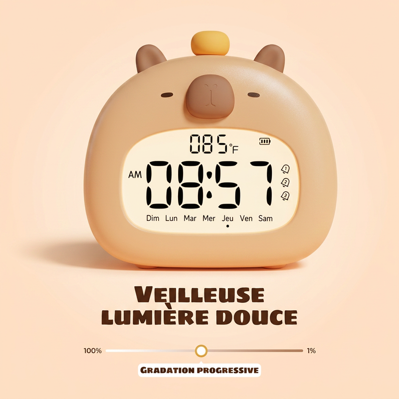 Réveil Capybara - VIVA CAPYBARA — VIVA CAPYBARA