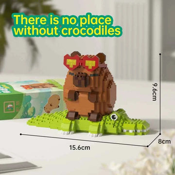 Statue Capybara jeu de blocs