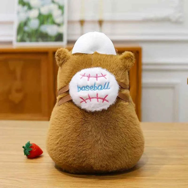 Peluche Capybara Baseball — VIVA CAPYBARA