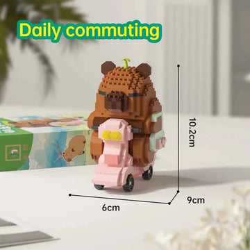 Statue Capybara jeu de blocs