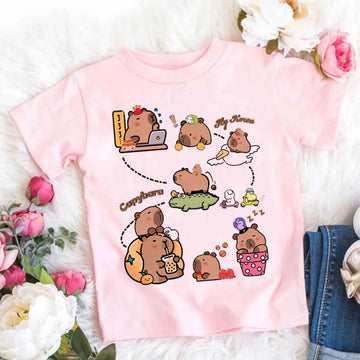 T-shirt Capybara Kawai