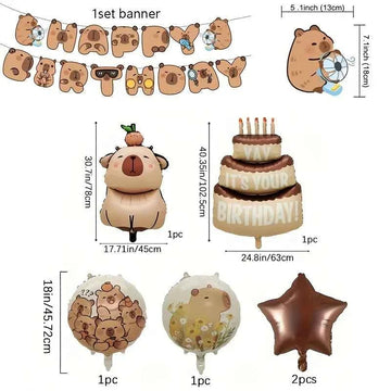 Déco Anniversaire Capybara