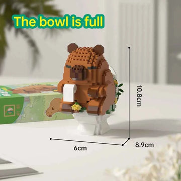 Statue Capybara jeu de blocs