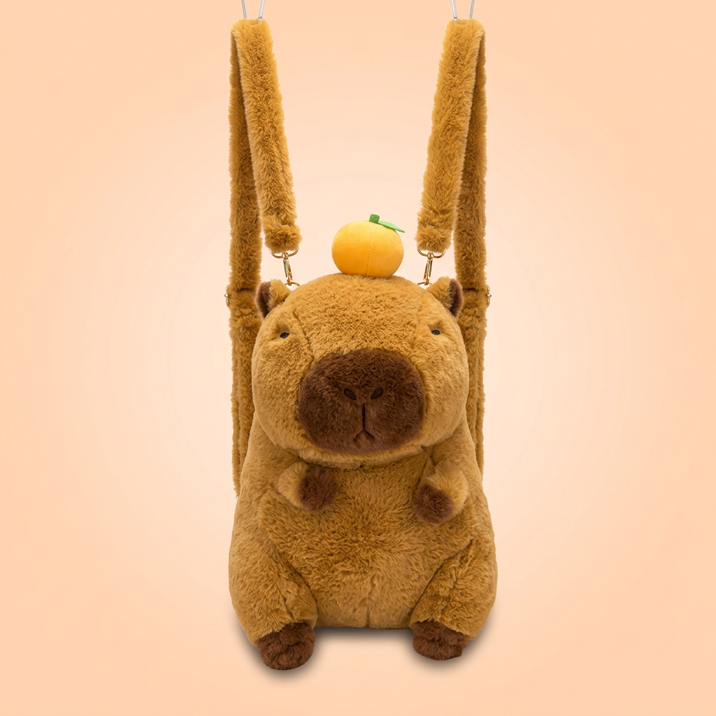 Sac à dos Capybara Peluche - VIVA CAPYBARA