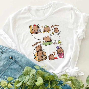 T-shirt Capybara Kawai