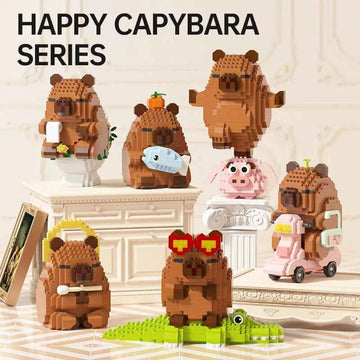 Statue Capybara jeu de blocs