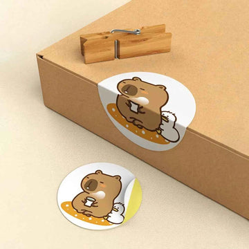 Autocollant Capybara