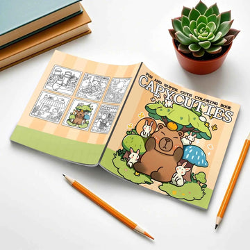 Carnet de Coloriage Capybara