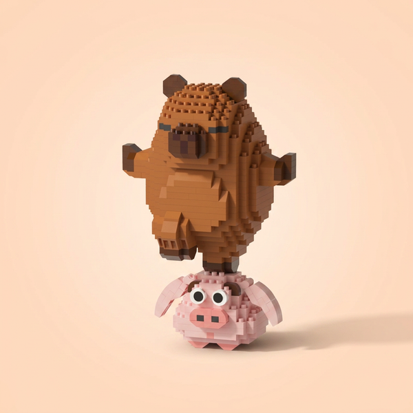 Statue Capybara jeu de blocs - Viva Capybara — VIVA CAPYBARA