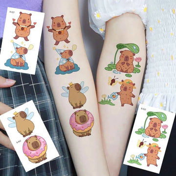 Tatouage Temporaire Capybara