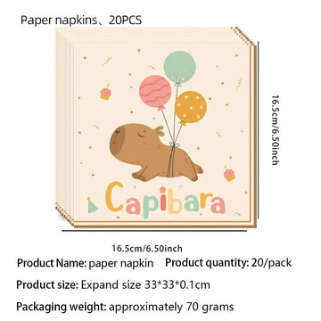 Kit Décoration Anniversaire Capybara