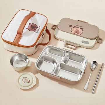 Lunch Box Capybara Acier