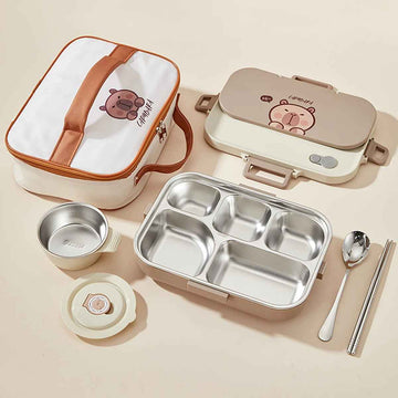 Lunch Box Capybara Acier