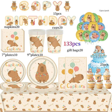Kit Décoration Anniversaire Capybara