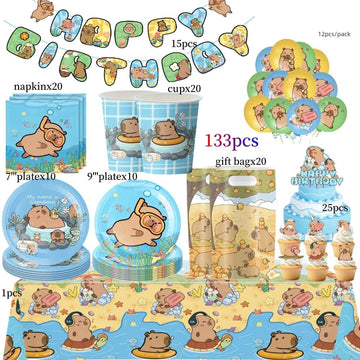 Kit Décoration Anniversaire Capybara